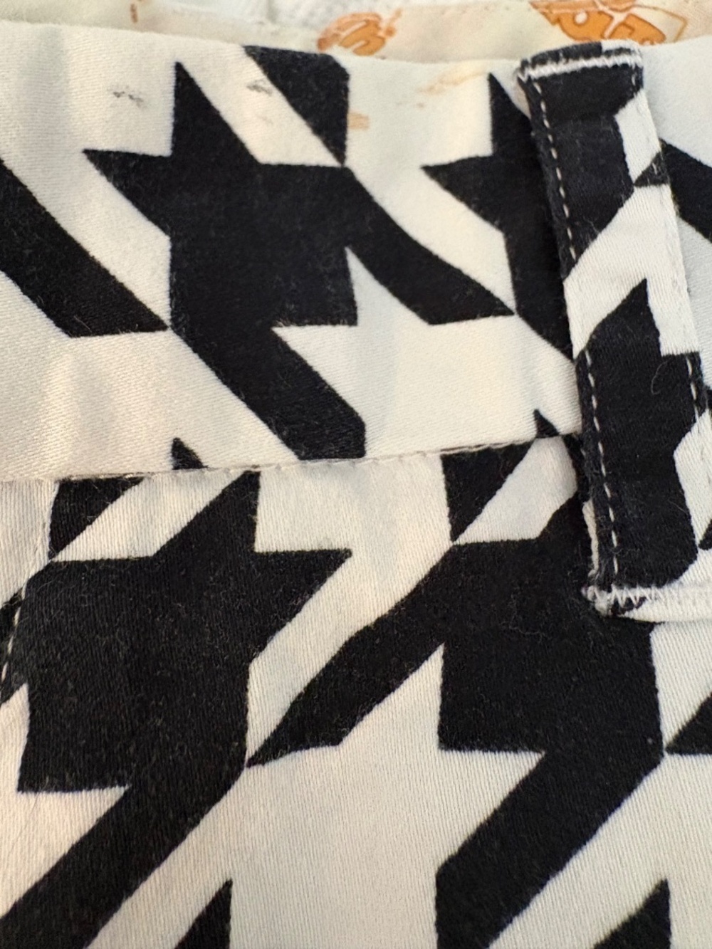 Men’s Loudmouth Shorts Black & White Houndstooth Golf 36 - Picture 6 of 6